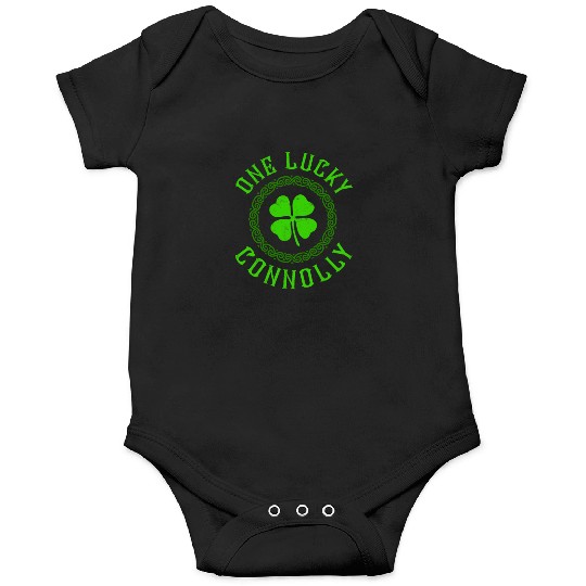 One Lucky Connolly Irish Family 4 Leaf Clover Onesies