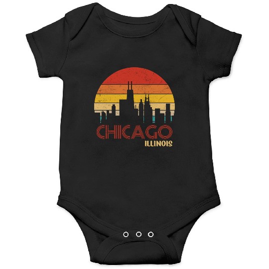 Chicago Illinois City Onesies