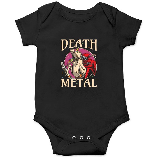 Reaper Rock Satan Unicorn Festivals Death Metal Onesies