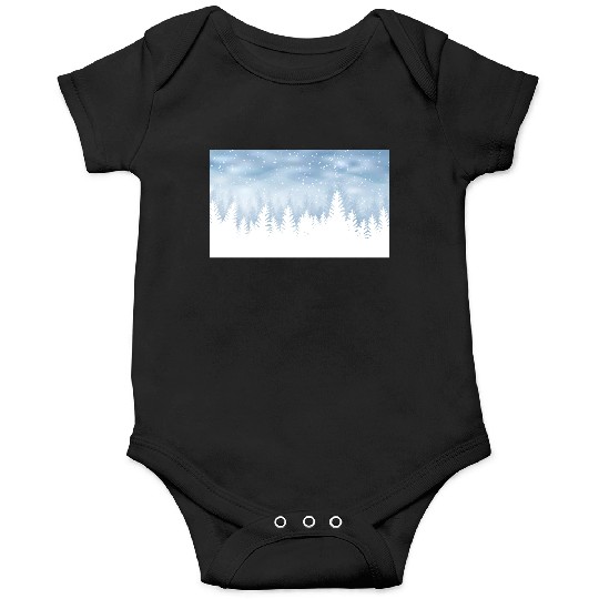 Christmas Winter Wonderland Snow Night Onesies
