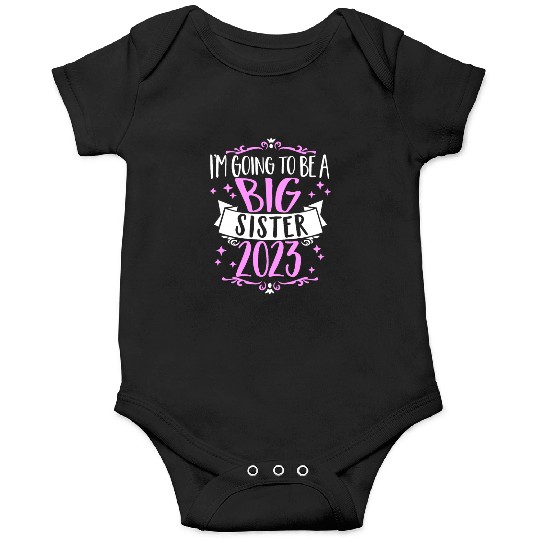 Going to be a Big Sister 2023 Pregnancy Big Sis Onesies