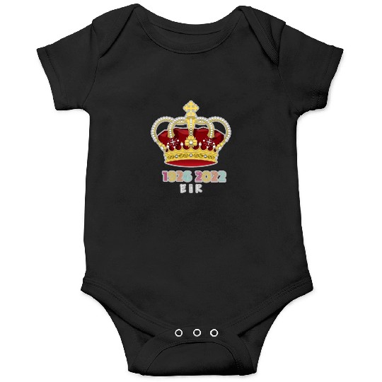 Queen Elizabeth II Royal Coat Emblem Monarch Crown Onesies