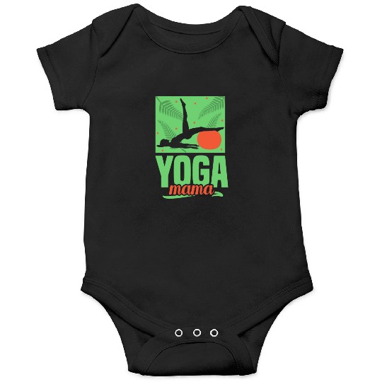 Yoga Mama Mommy Mother Mom Hobby Onesies