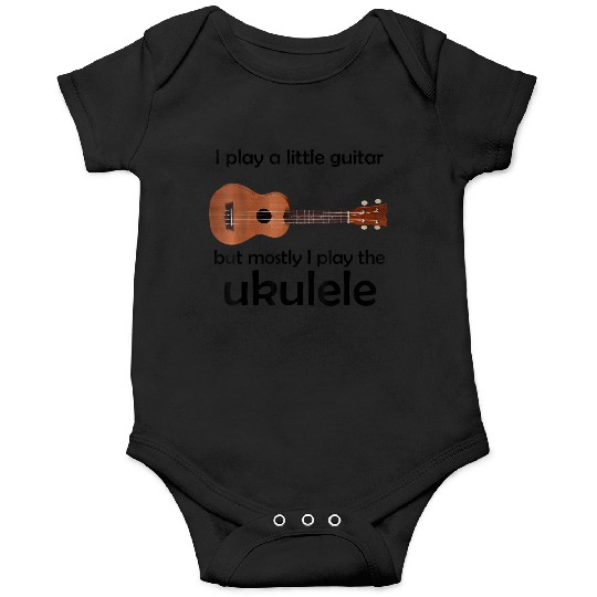 Funny Ukulele Pun Onesies Little Guitar