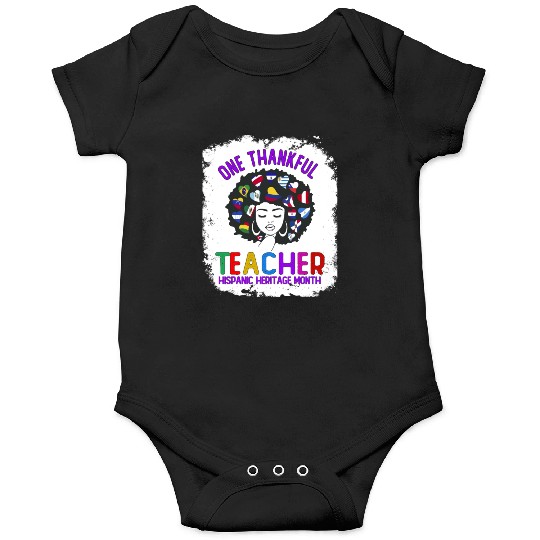 One Thankful Teacher, Hispanic Heritage month Onesies