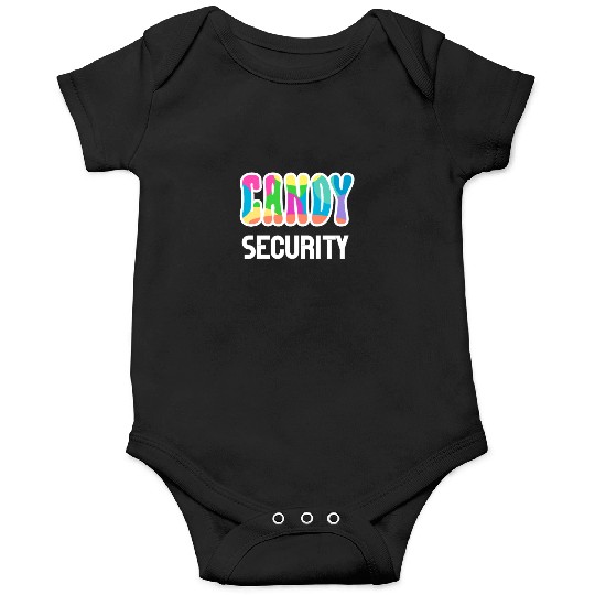 Funny Candy Security Halloween Gifts Onesies