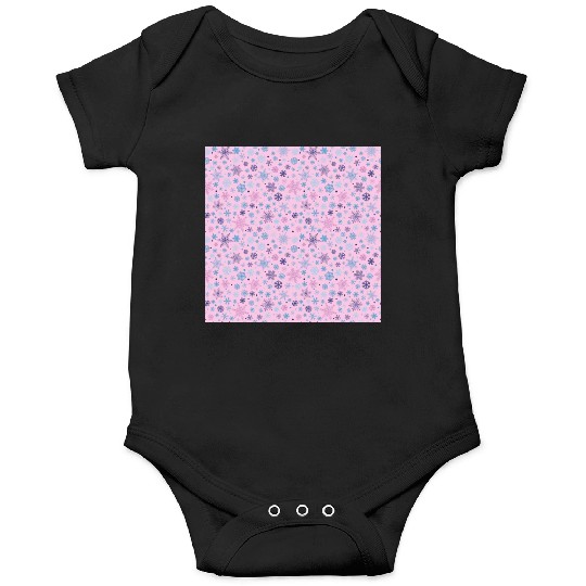 Snowflakes Pattern Colorful Onesies