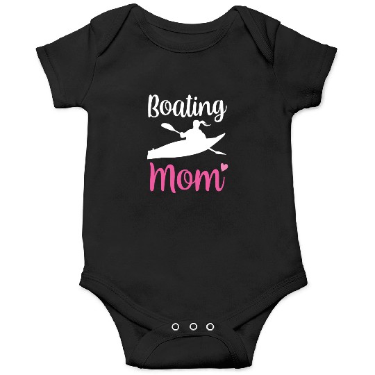 Boating Mom Kayak Ship Yacht Captain Boat Onesies