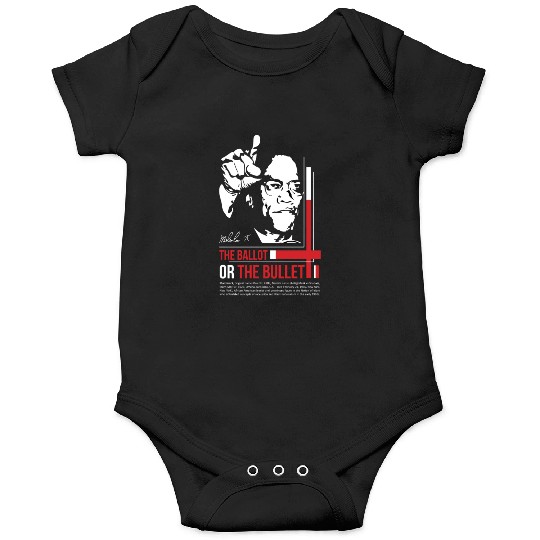 MALCOLM X Motivation quote Onesies