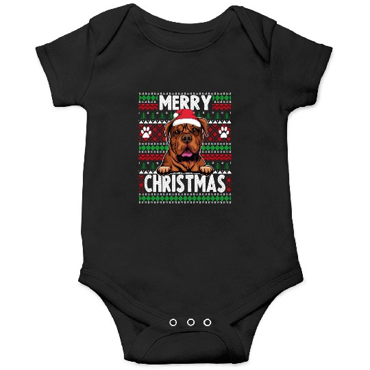 Bordeaux Great Dane Christmas Lights Petg Lovers X Onesies