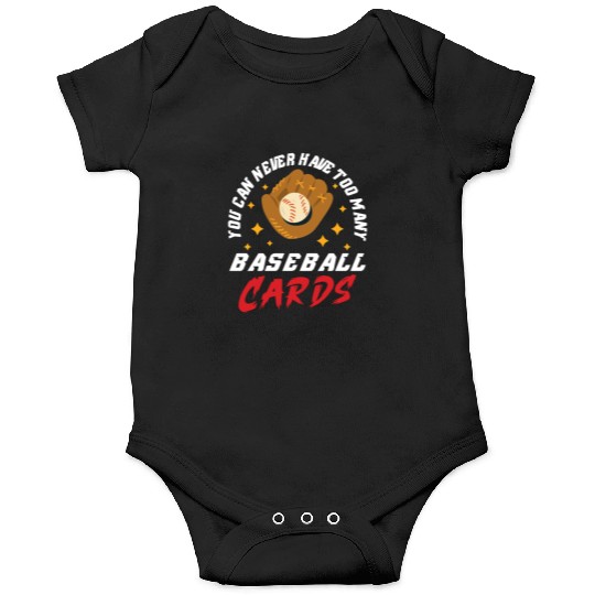 Baseball Cards Baseball Player Baseball Fan Gift Onesies