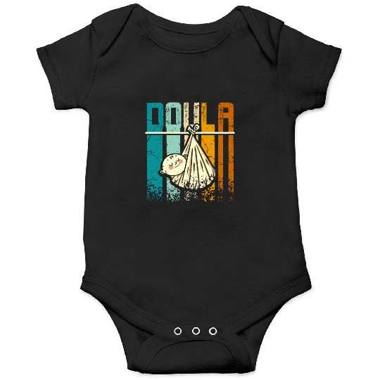 Retro Vintage Doula Onesies