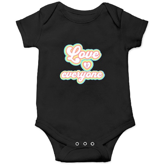 Rainbow unisex love for everyone Onesies