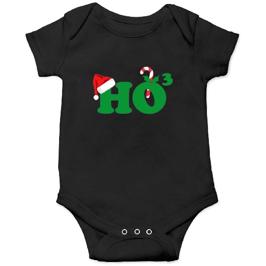 Ho Ho Ho Cubed Christmas Math Onesies