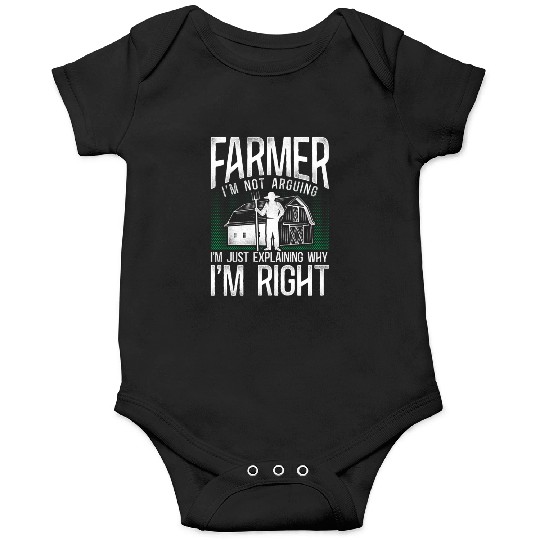 Farming Farmer Tractor Vintage Onesies