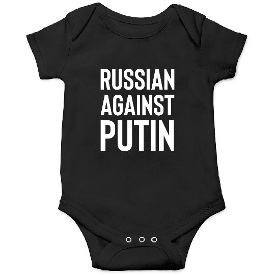 Russian against Putin white Onesies