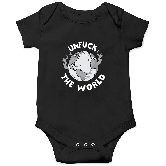 Unfuck The World Save The Elephants Earth Day Onesies
