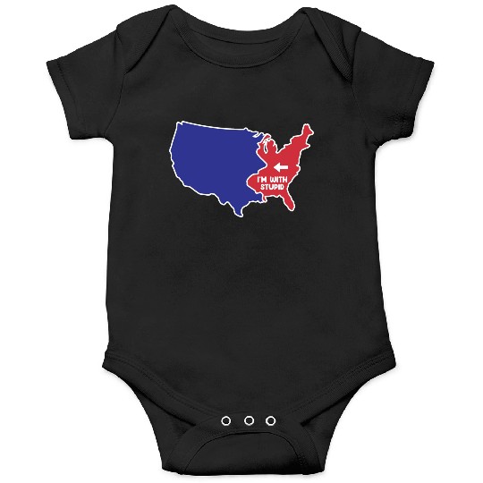 New Jersey US Design for patriotic New Jerseyans Onesies