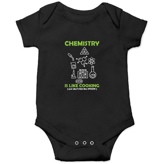 Funny Science Teacher Chemistry Is Like Cooking Onesies