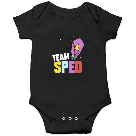 Team Sped Special Education Teacher Awareness Onesies