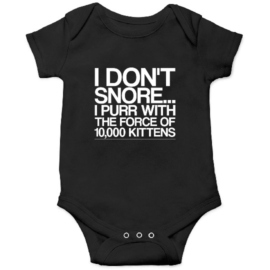 I Purr With The Force Of 10,000 Kittens 4 Onesies