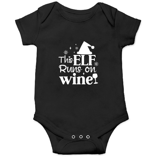 This Elf runs on wine Onesies