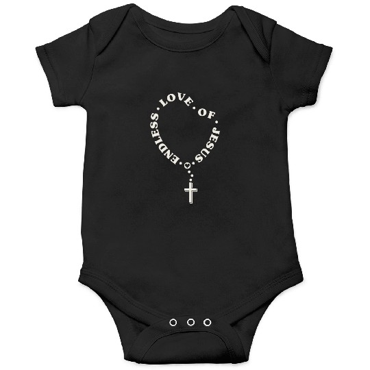 Endless Loved Of Jesus Cross Faith Christian Jesus Onesies
