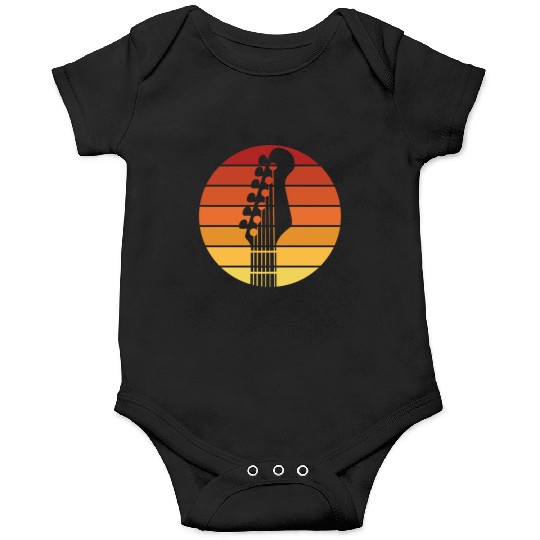 Guitar music concert rock n roll band guitarist Onesies