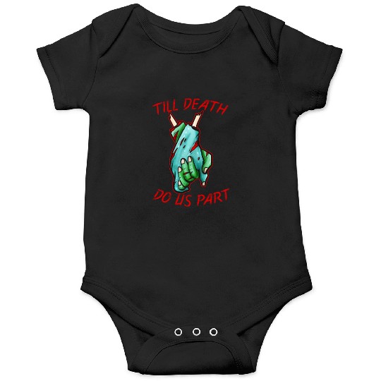 Married Lovers Tikk Death Do Us Apart Zombie Onesies