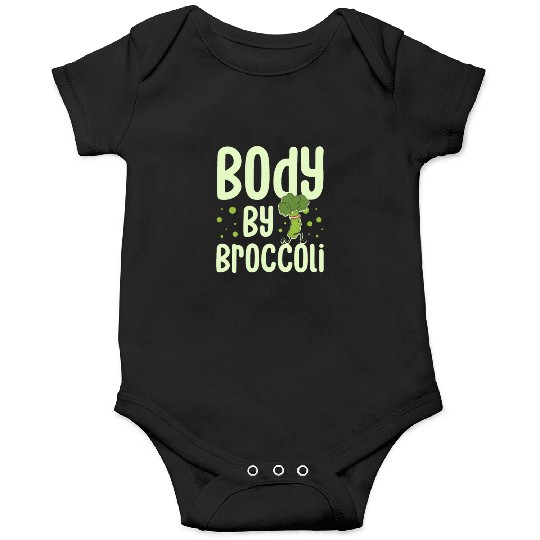 Body By Broccoli Vegetarian Veggies Vegan Onesies