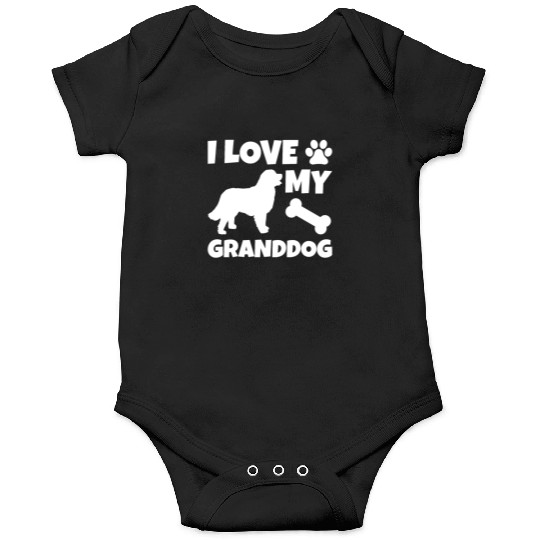 I Love My Granddog Bernese Mountain Dog Onesies