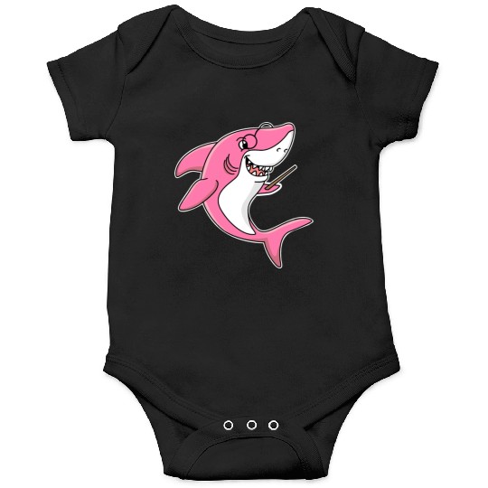 Teacher shark .. school student lessons enrollment Onesies