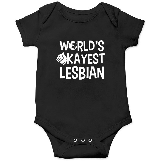 LGBT Gay Pride Lesbian World's Okayest Lesbian Onesies