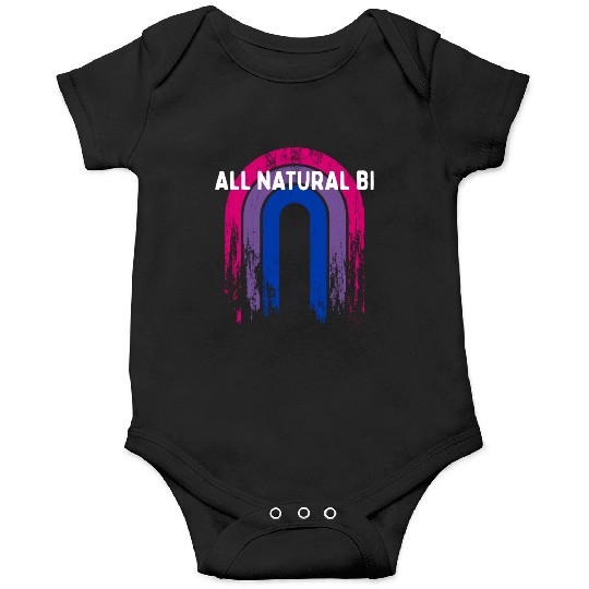 All Natural Bi Bisexual LGBTQ Bi Pride LGBT Onesies