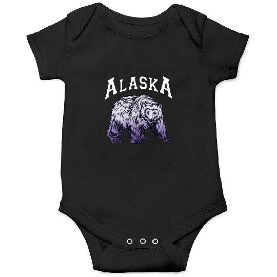 Alaska Gift USA Natur Bär Denali Grizzly Wald Onesies
