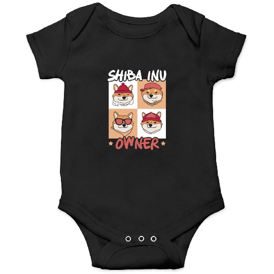 Shiba Inu Japanese Dog Lover Puppy Paw Love Onesies
