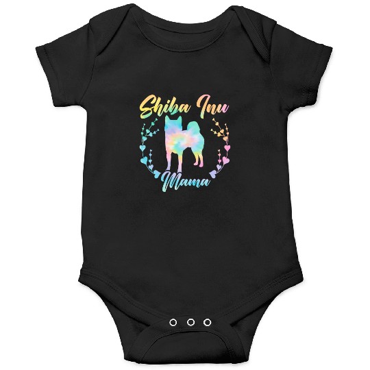 Shiba Inu Mama Japanese Dog Lover Puppy Paw Love Onesies