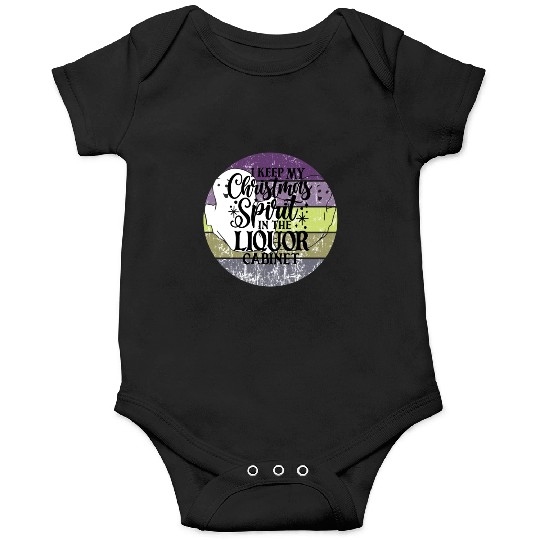 Funny Christmas Spirit Ghosts Sunset Onesies
