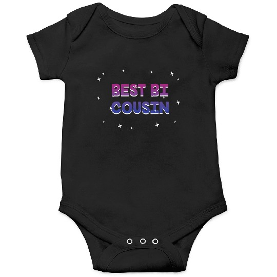 Best Bi Cousin Bisexual LGBTQ Bi Pride LGBT Family Onesies