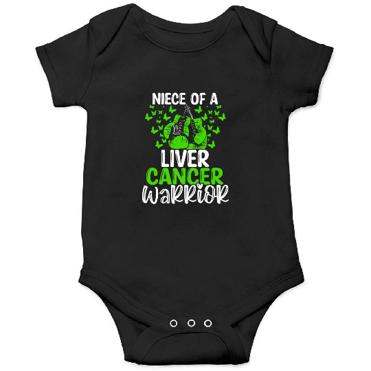 Liver Cancer Awareness Niece Aunt Uncle Onesies