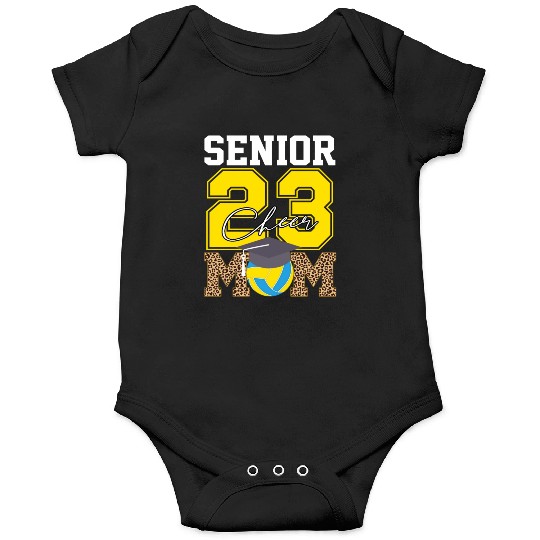 Cheer Mom Senior Class Of 2023 Volleyball Fan Gift Onesies