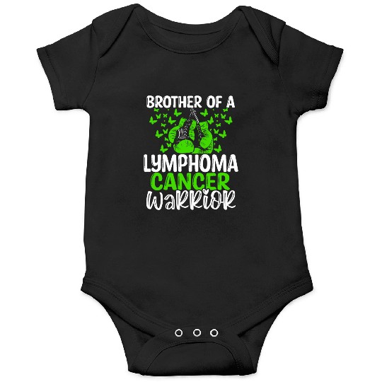 Lymphoma Cancer Awareness Brother Twins Sibling Onesies