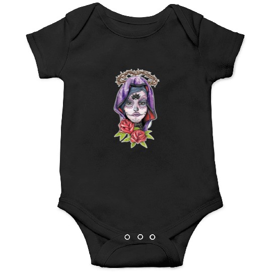 Catrina - day of the dead mexico - halloween Onesies