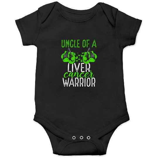 Uncle Liver Cancer Awareness Niece Nephew Onesies