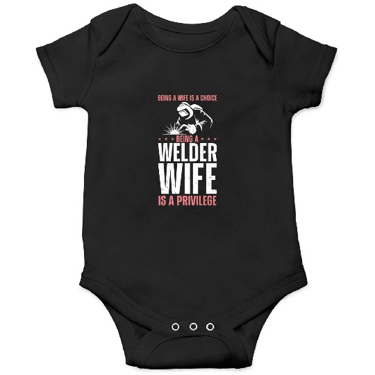 Welder Welding Wife Vintage Being Onesies