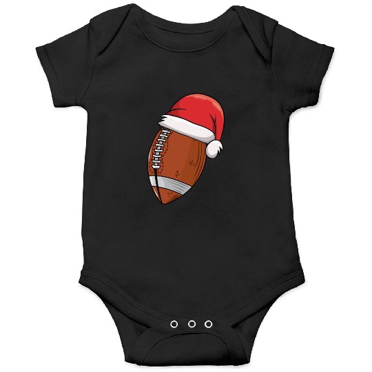 Christmas Football Santa American Football Xmas Onesies
