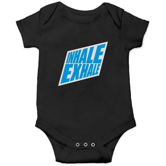 inhale exhale yoga quote Onesies