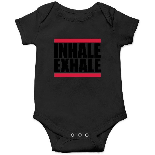 inhale exhale yoga quote Onesies