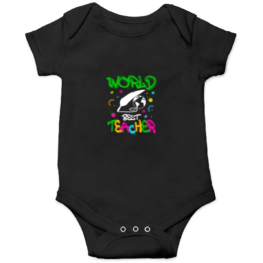 World Best Teacher Funny Quotes Gifts Onesies