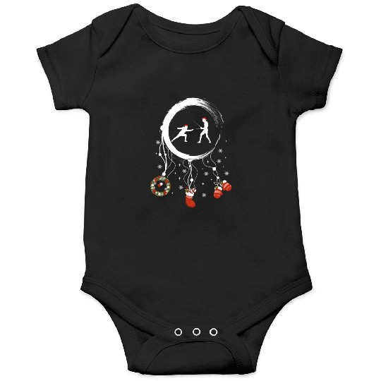Winter dreamcatcher Christmas Fencing Onesies